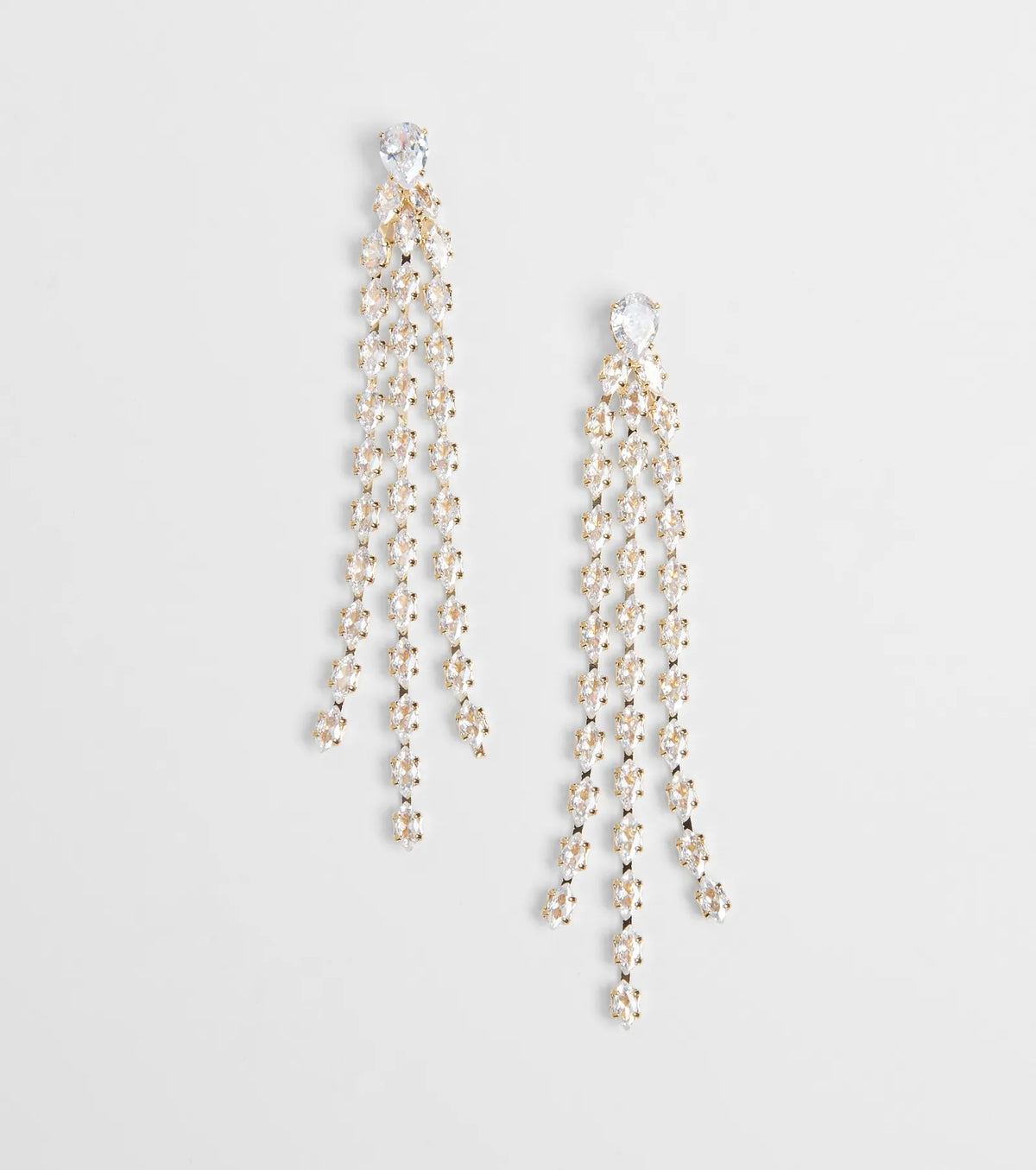 Style So Divine Chandelier Fringe Earrings