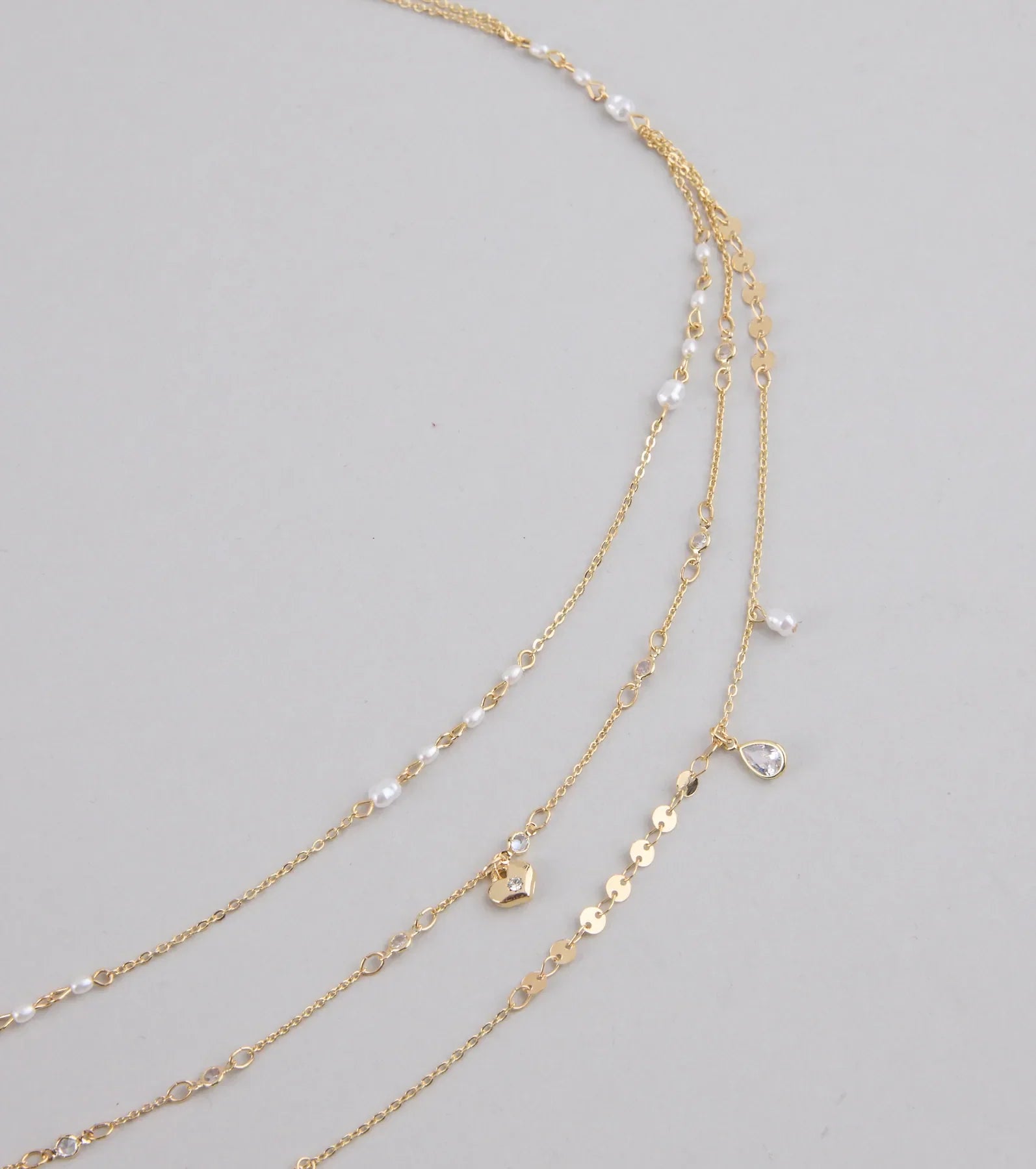 Casual Glamour Faux Pearl Belly Chain