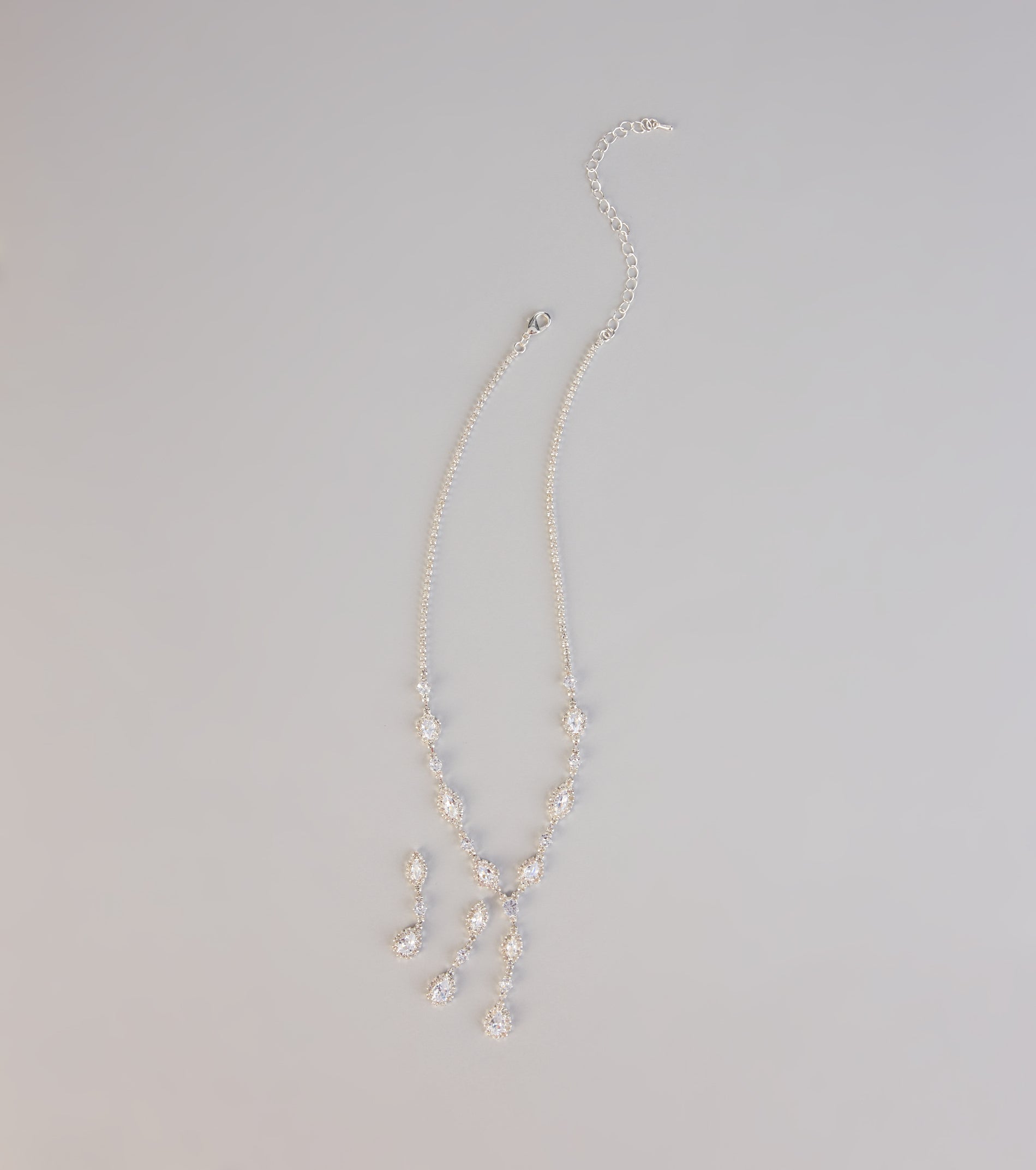 Dazzling Elegance Necklace And Earrings Set