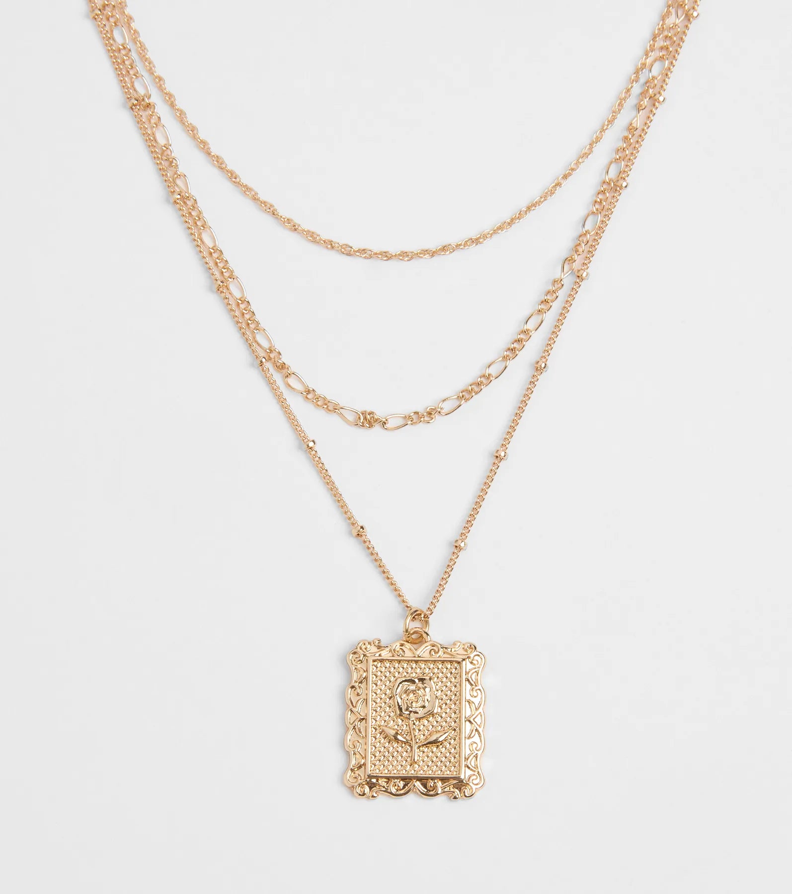 Rosy Outlook Layered Necklace