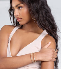 All That Glimmers Rhinestone Bracelet