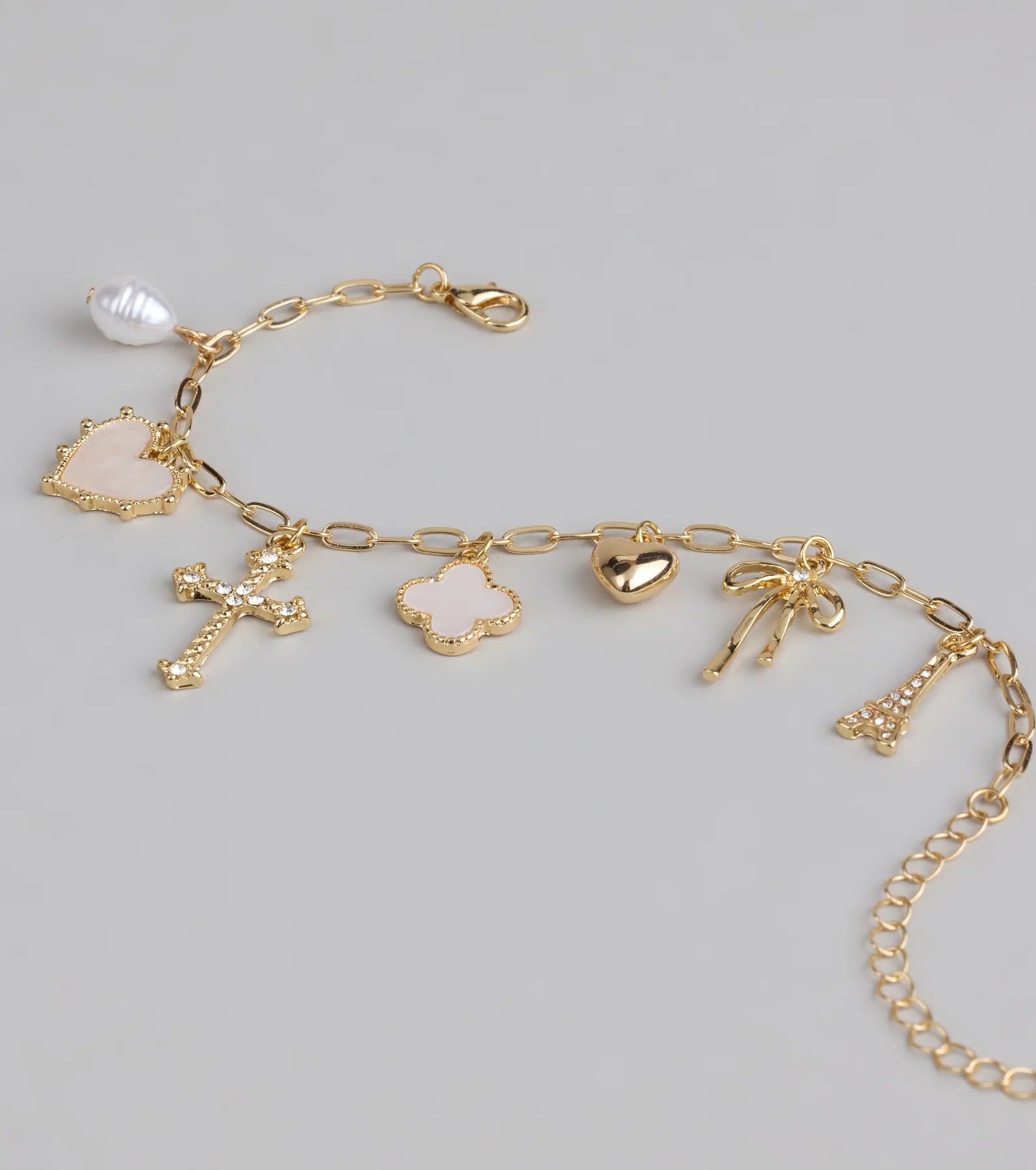 Charm School Dropout Chain Bracelet