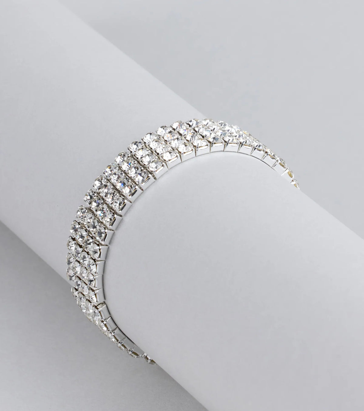 Major Glitz Rhinestone Stretch Bracelet
