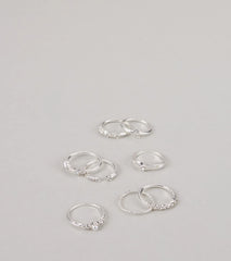 Leave You Breathless Eight Pack Ring Set