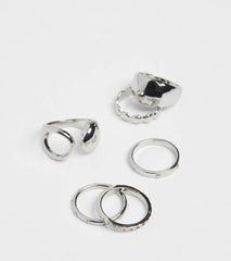 She's Bold Five Pack Ring Set