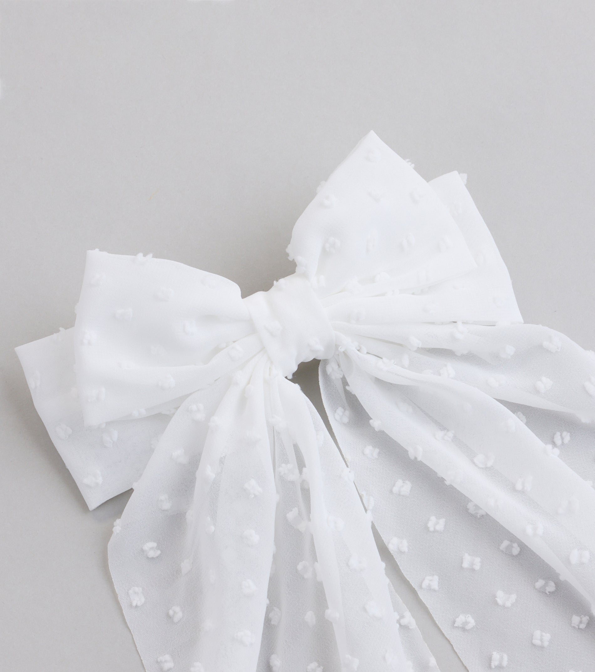 Love In the Air Sheer Hair Bow Clip