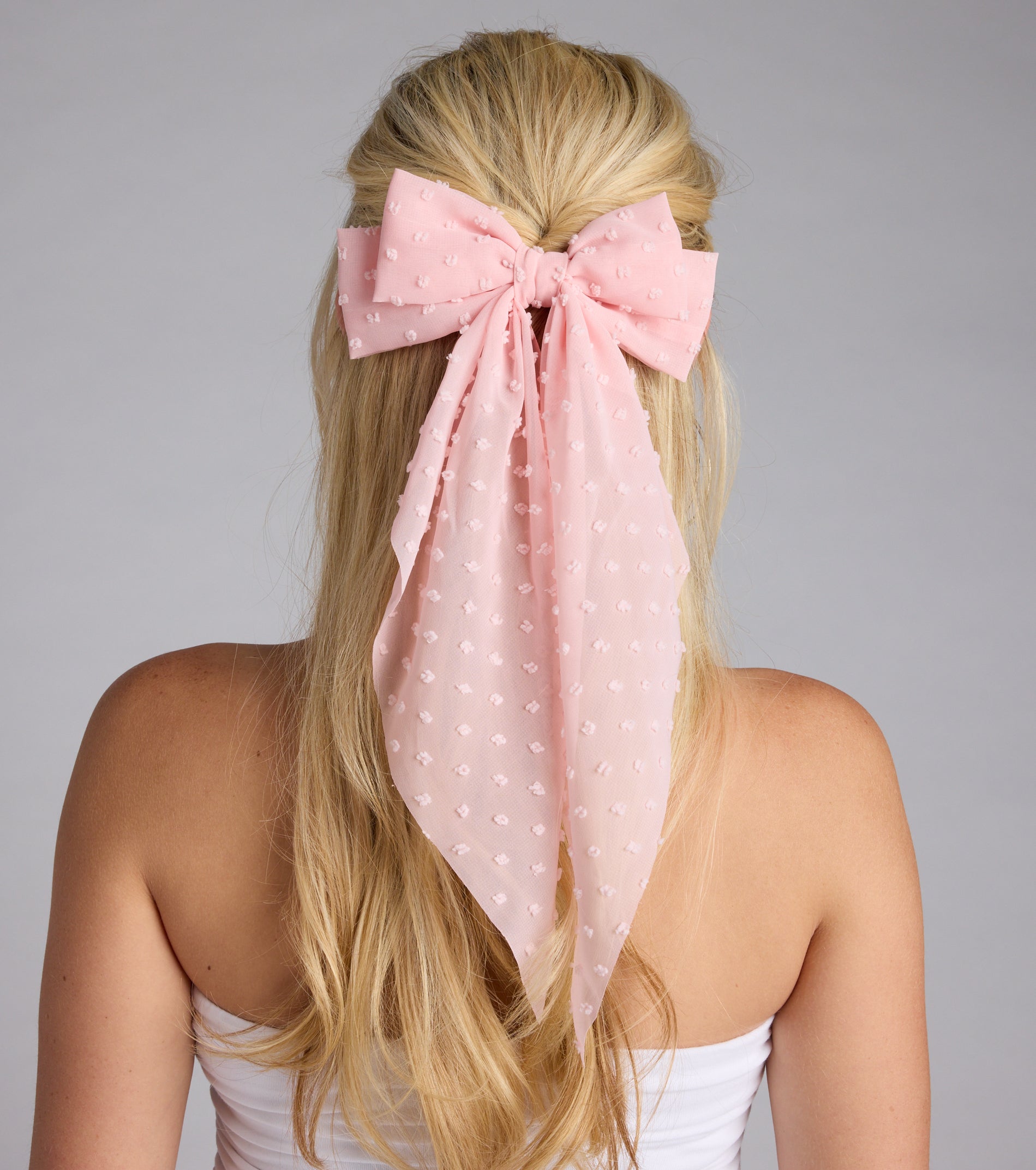 Love In the Air Sheer Hair Bow Clip