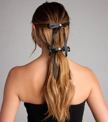 Hint Of Glamour Two Pack Hair Bow Set
