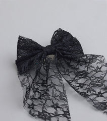 Here For Romance Lace Hair Bow Clip