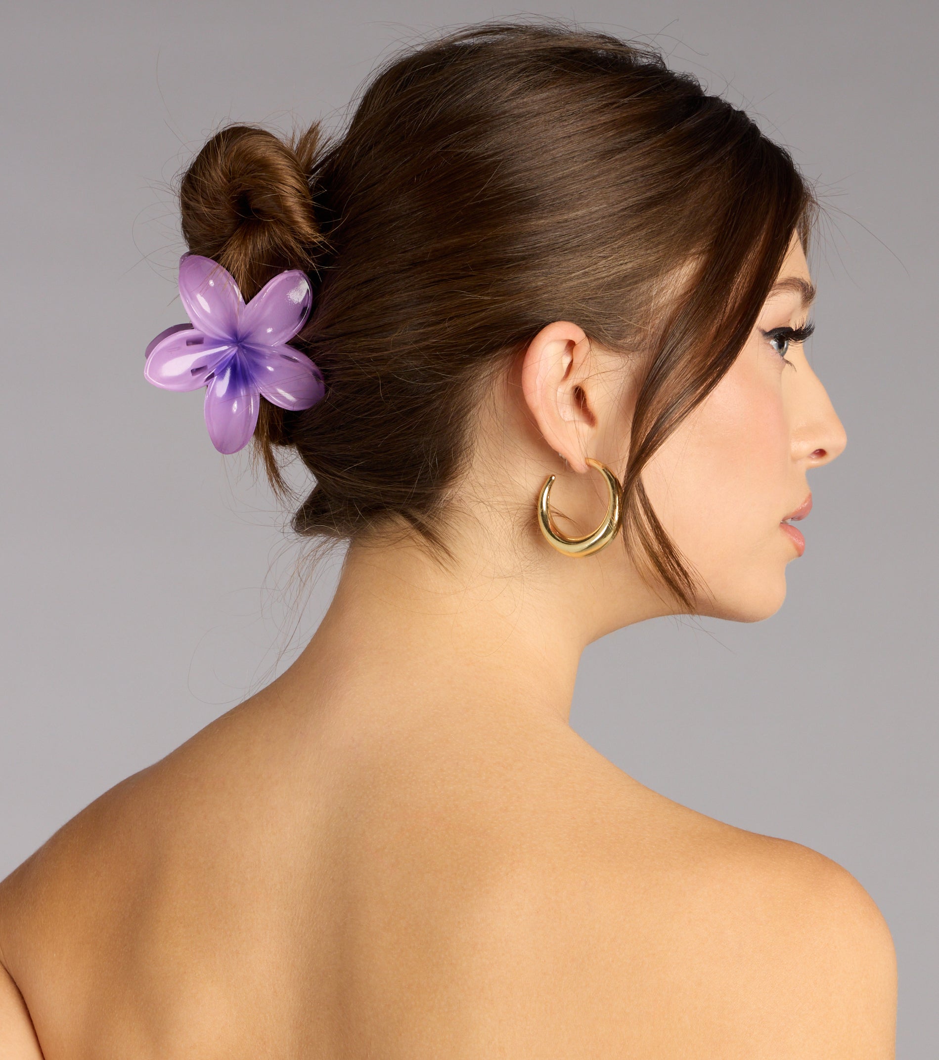 Tropical Blooms Flower Hair Claw Clip