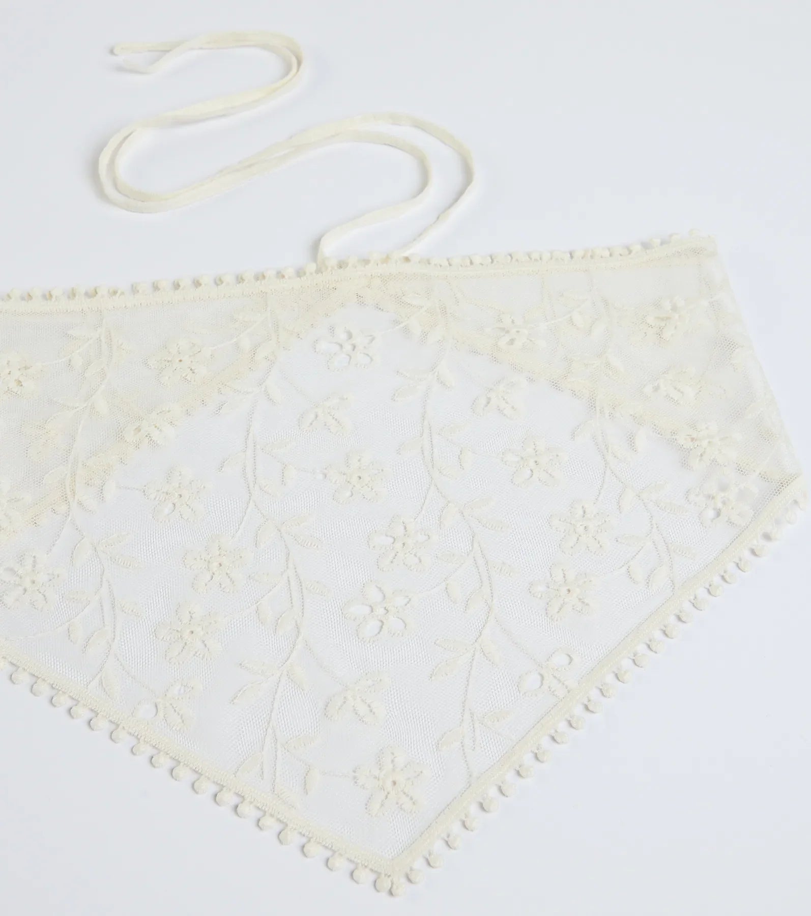 Boho Sheer Floral Bandana
