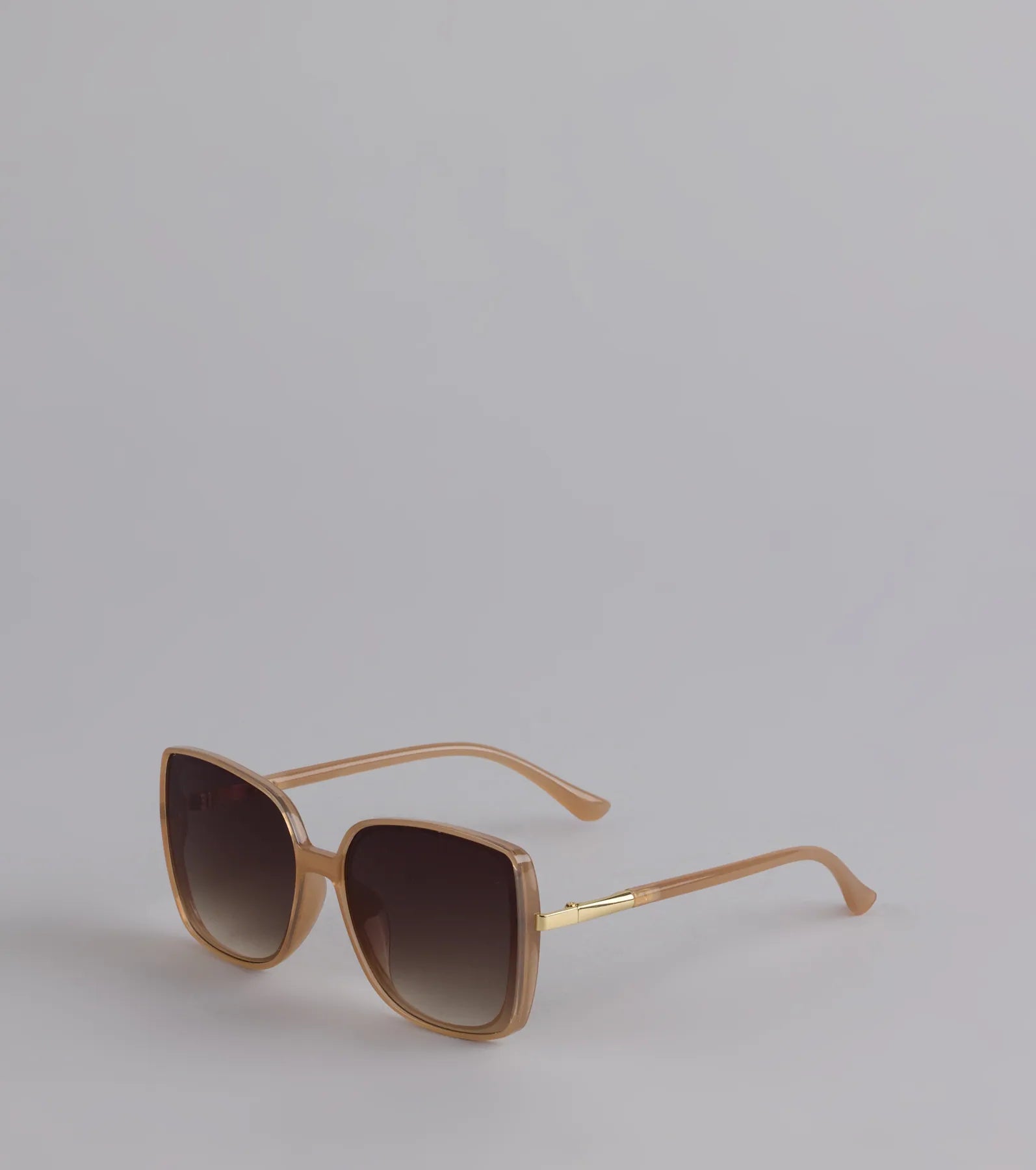 Serving Shade Square Oversized Sunglasses