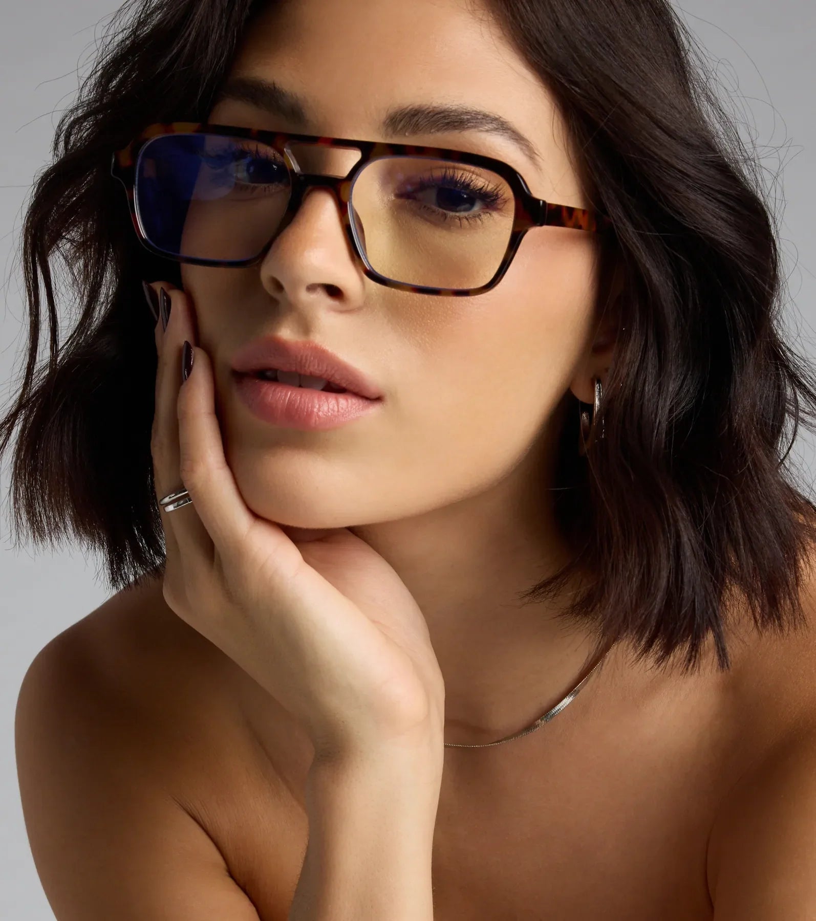 Smarty Chic Aviator Blue Light Glasses