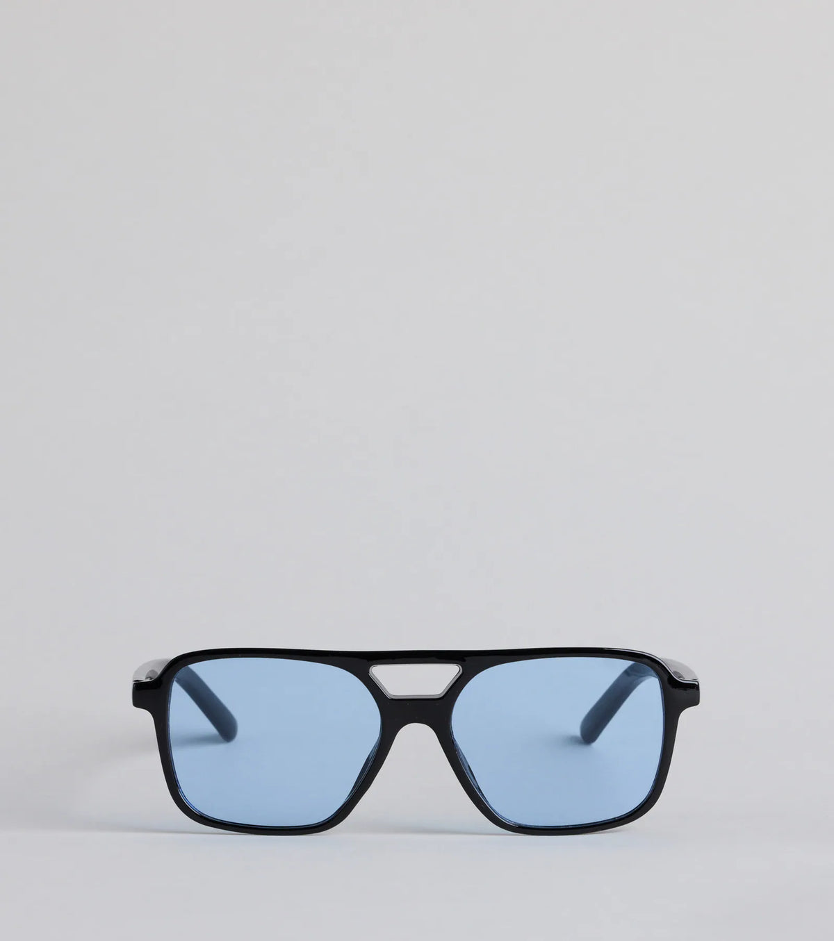 On The Go Babe Colored Aviator Square Sunglasses
