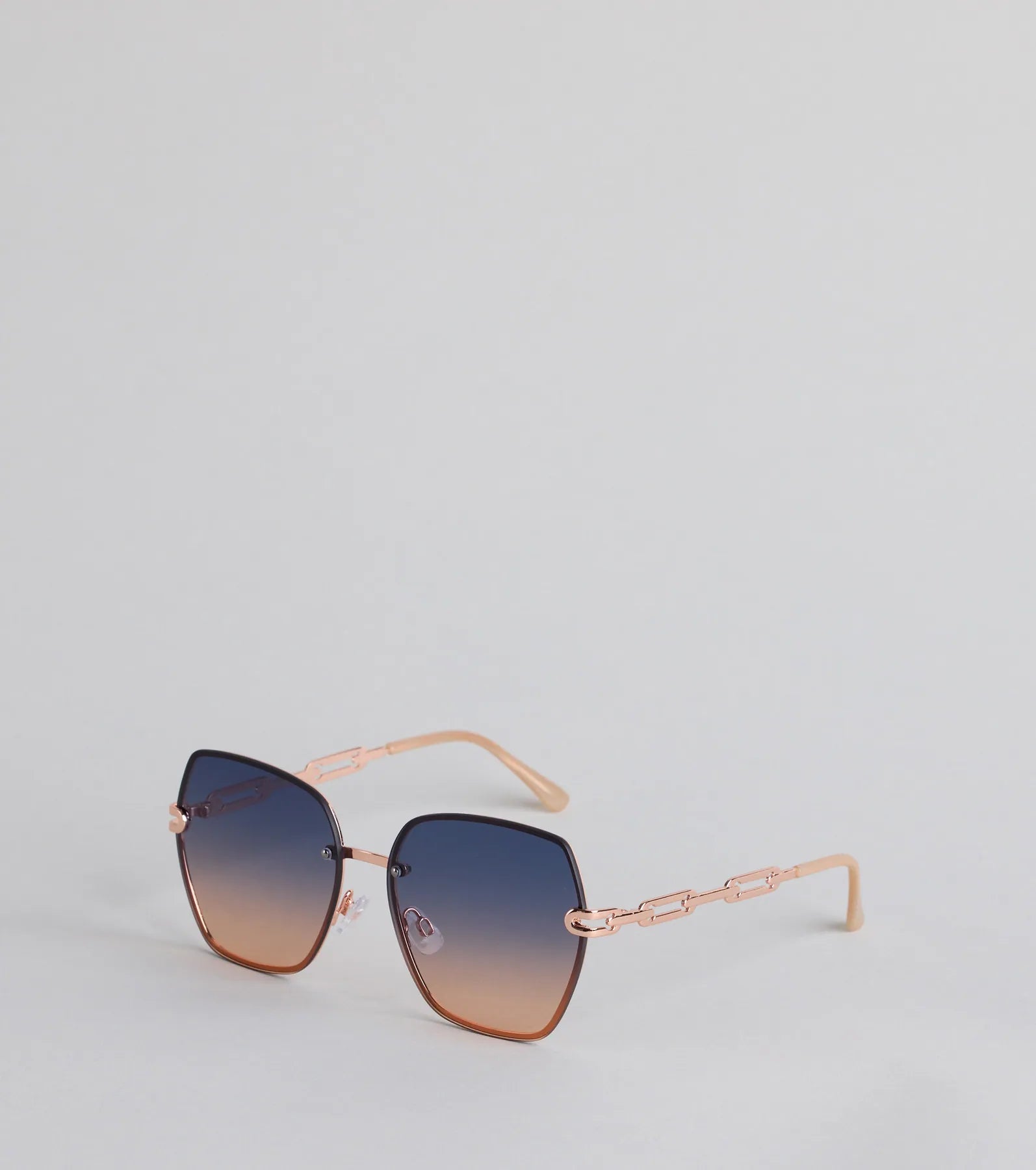 High Key Oversized Chain Sunglasses