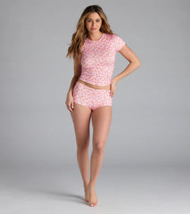 Zesty Cutie Orange Print Pajama Top