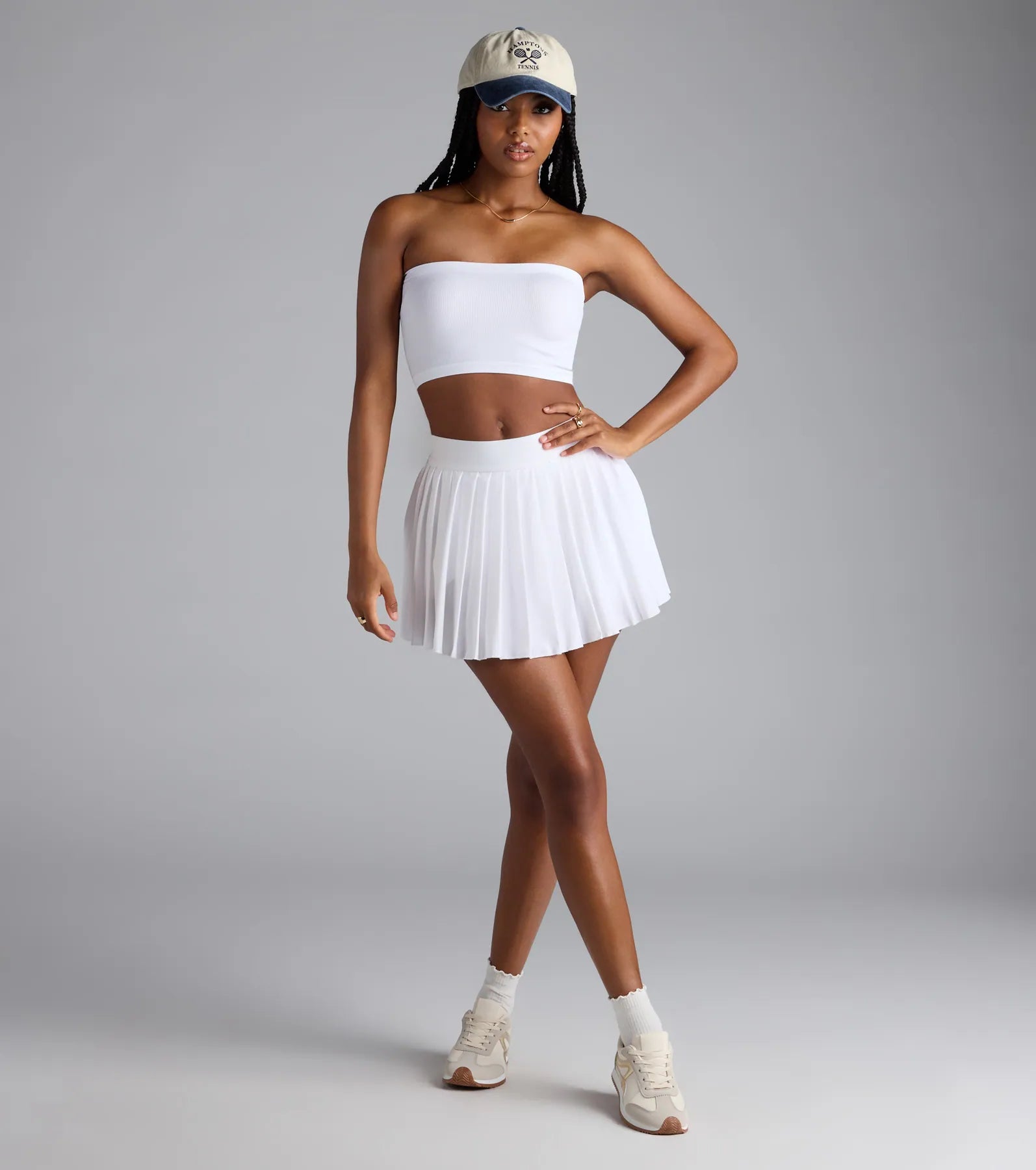 Major Fave Ribbed Knit Bandeau Top