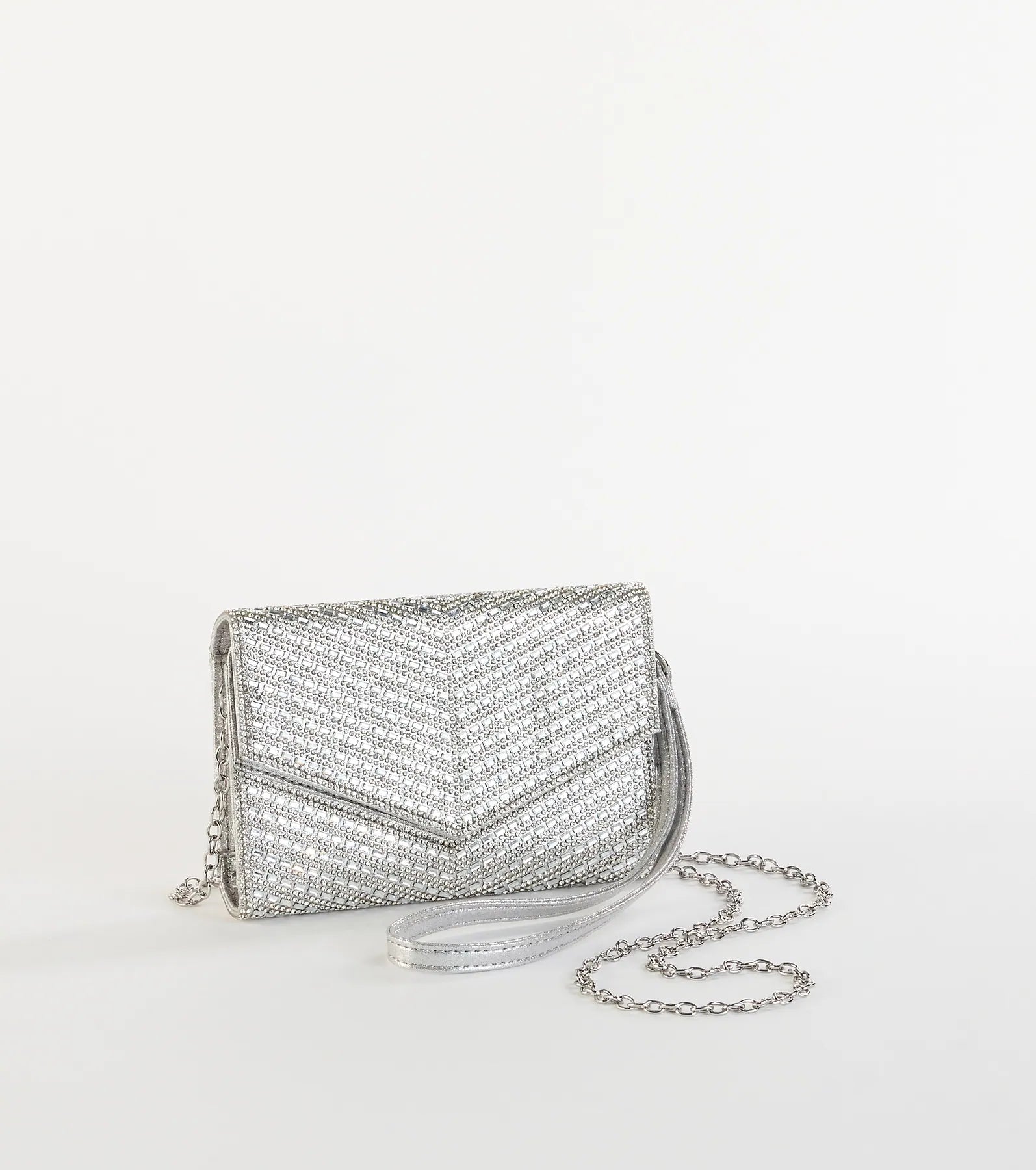 Let's Have A Toast Rhinestone Crossbody Wallet