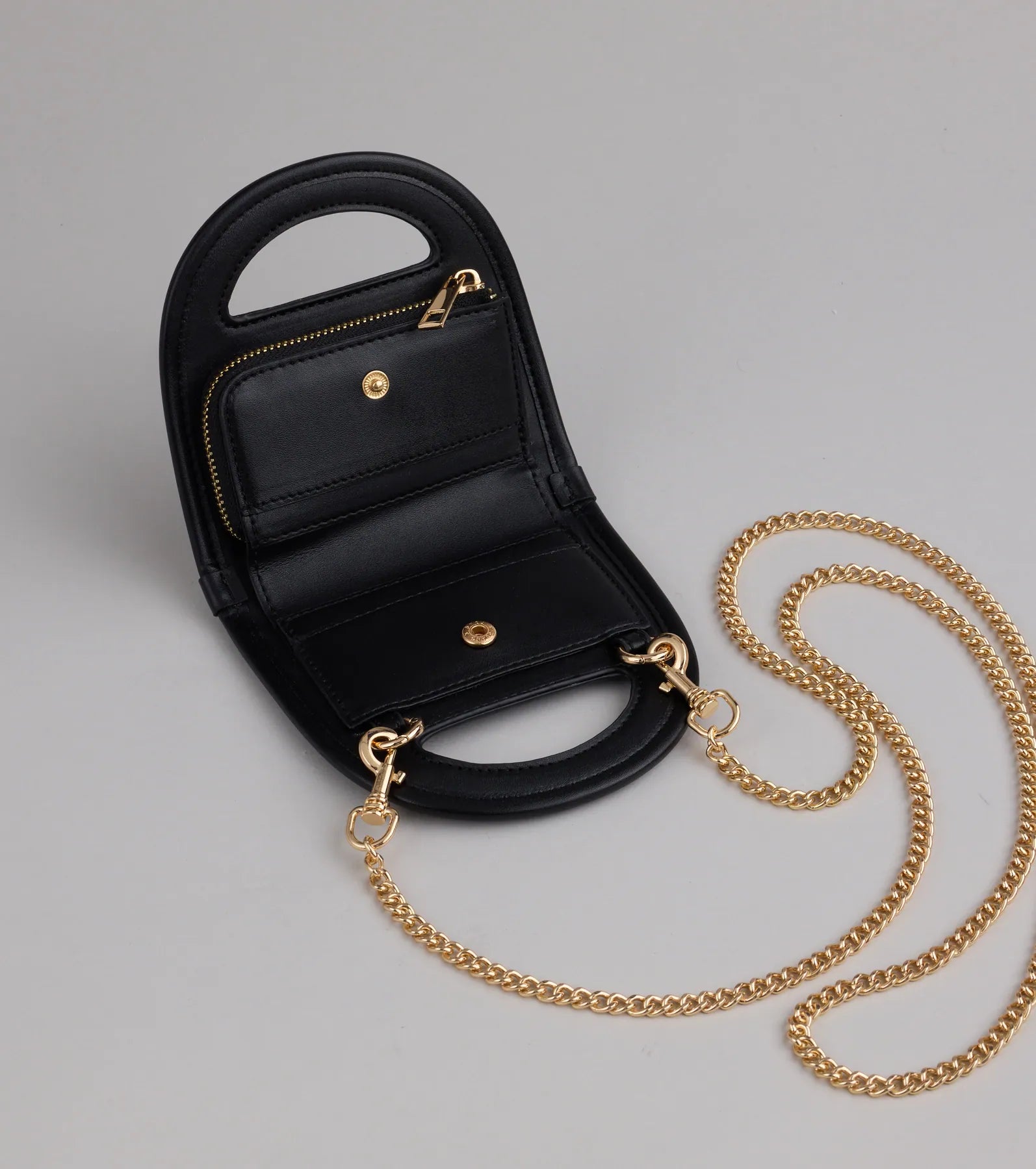 Stylish Secret Faux Leather Mini Bag