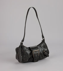 High Rating Buckle Strap Shoulder Bag