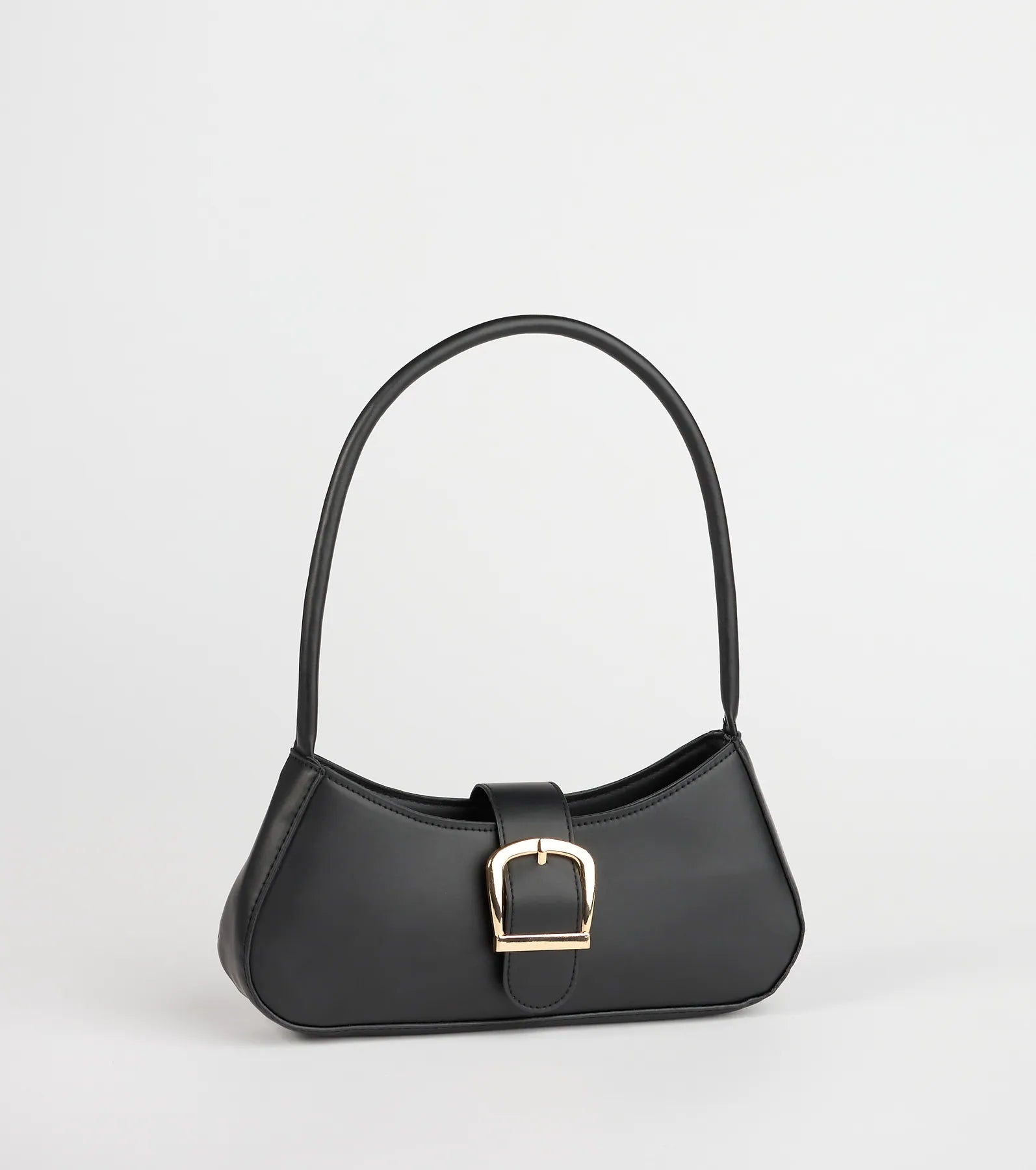 Trendy Girl Buckle Strap Shoulder Bag