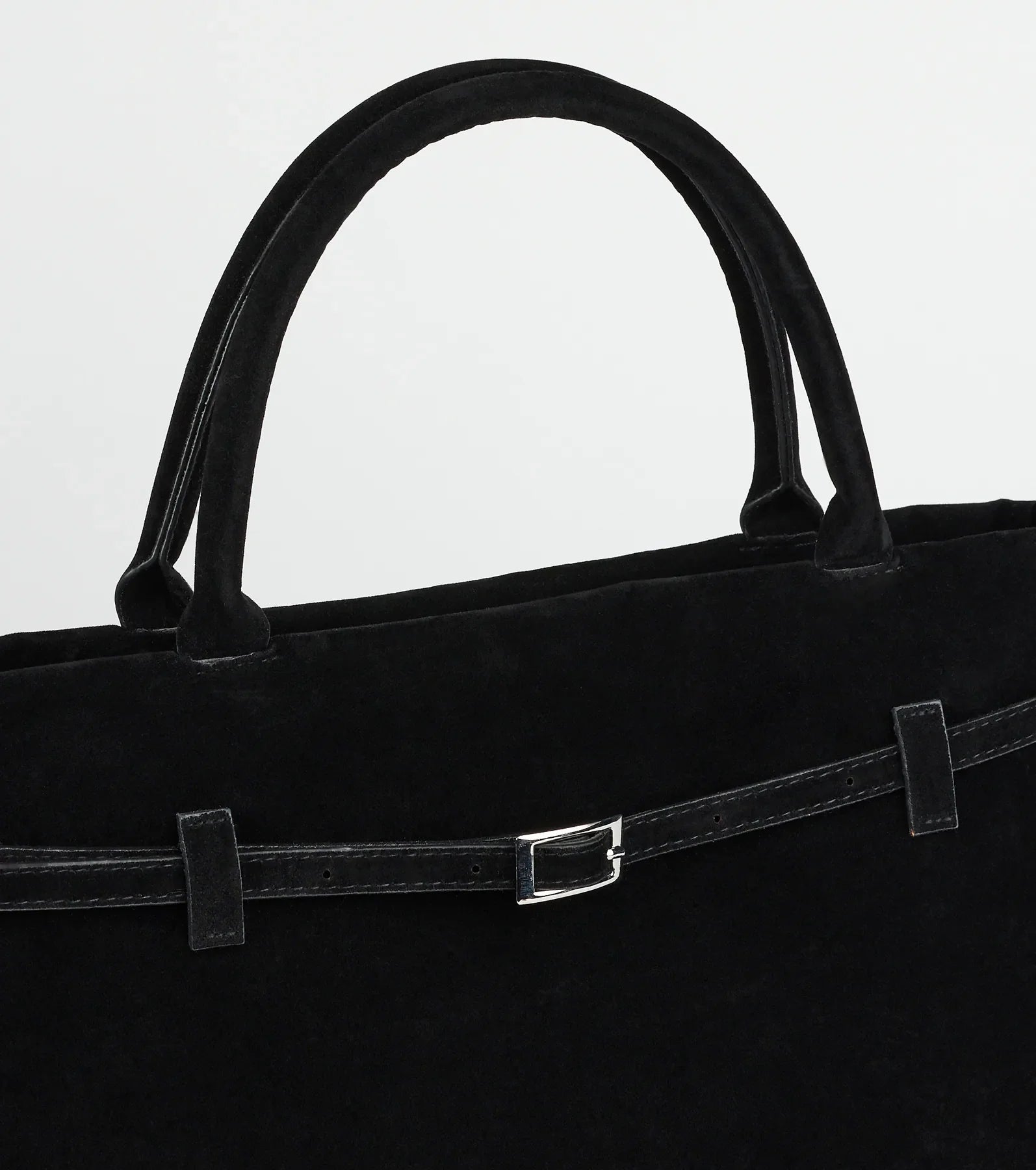 So Elevated Buckle Strap Satchel Bag