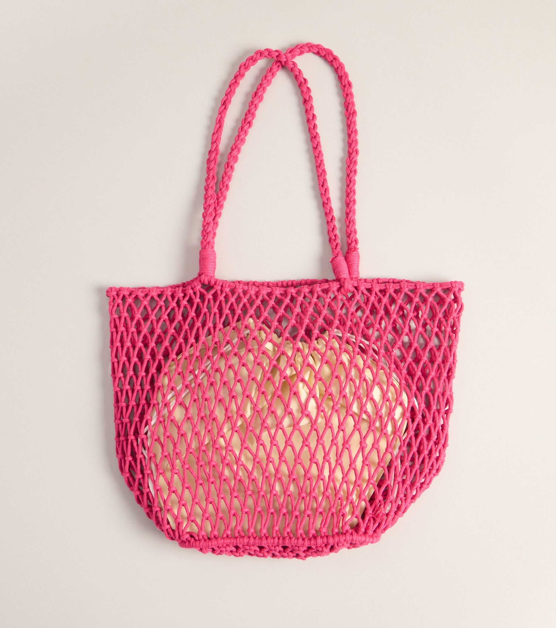 Casual Trendsetter Open Weave Tote Bag