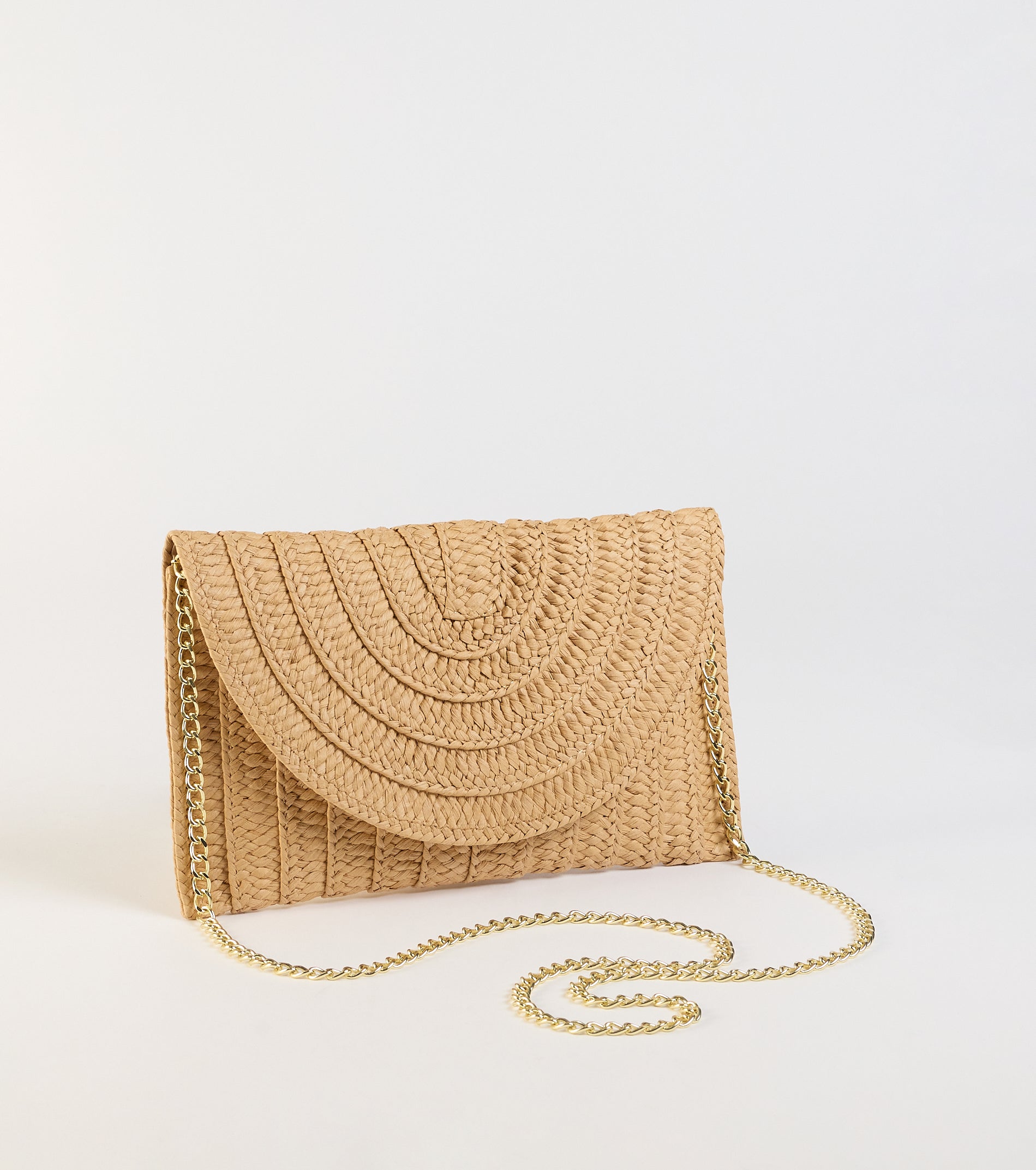 Palm Beach Straw Clutch