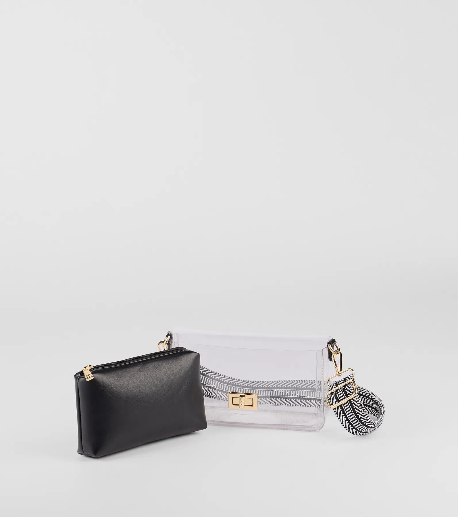 Clearly Trendy Crossbody Bag