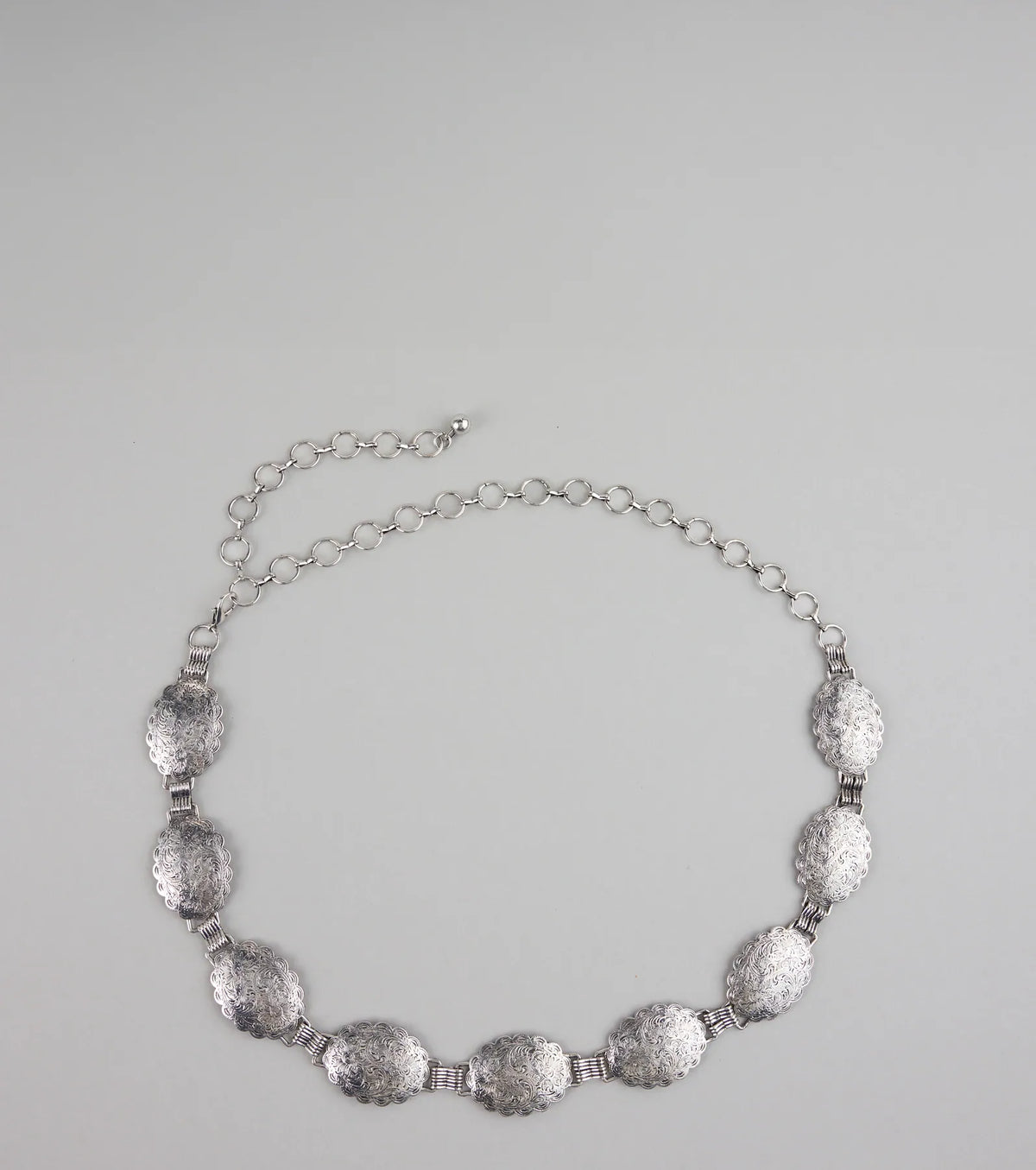 Gone Glam Concho Chain Belt