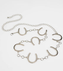 Back In The Saddle Horseshoe Chain Belt
