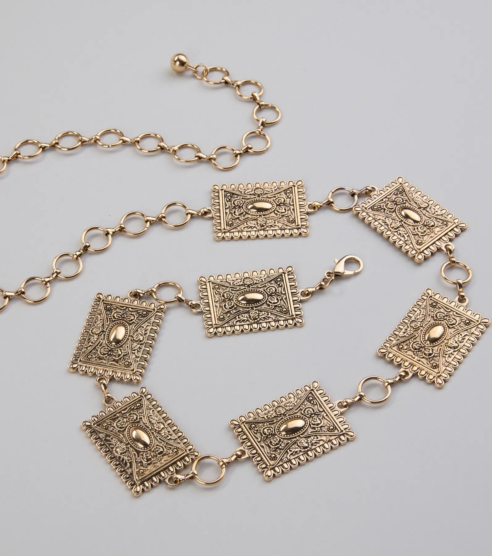 Boho Look Concho Chain Belt