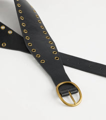 Trendy Rebel Statement Grommet Belt
