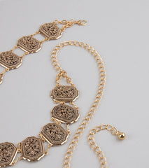 Cherished Treasure Oval Western Belt