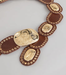 Desert Dream Oval Medallion Belt