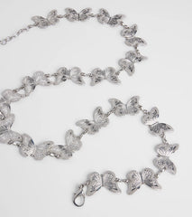 Spread Your Wings Butterfly Chain Belt
