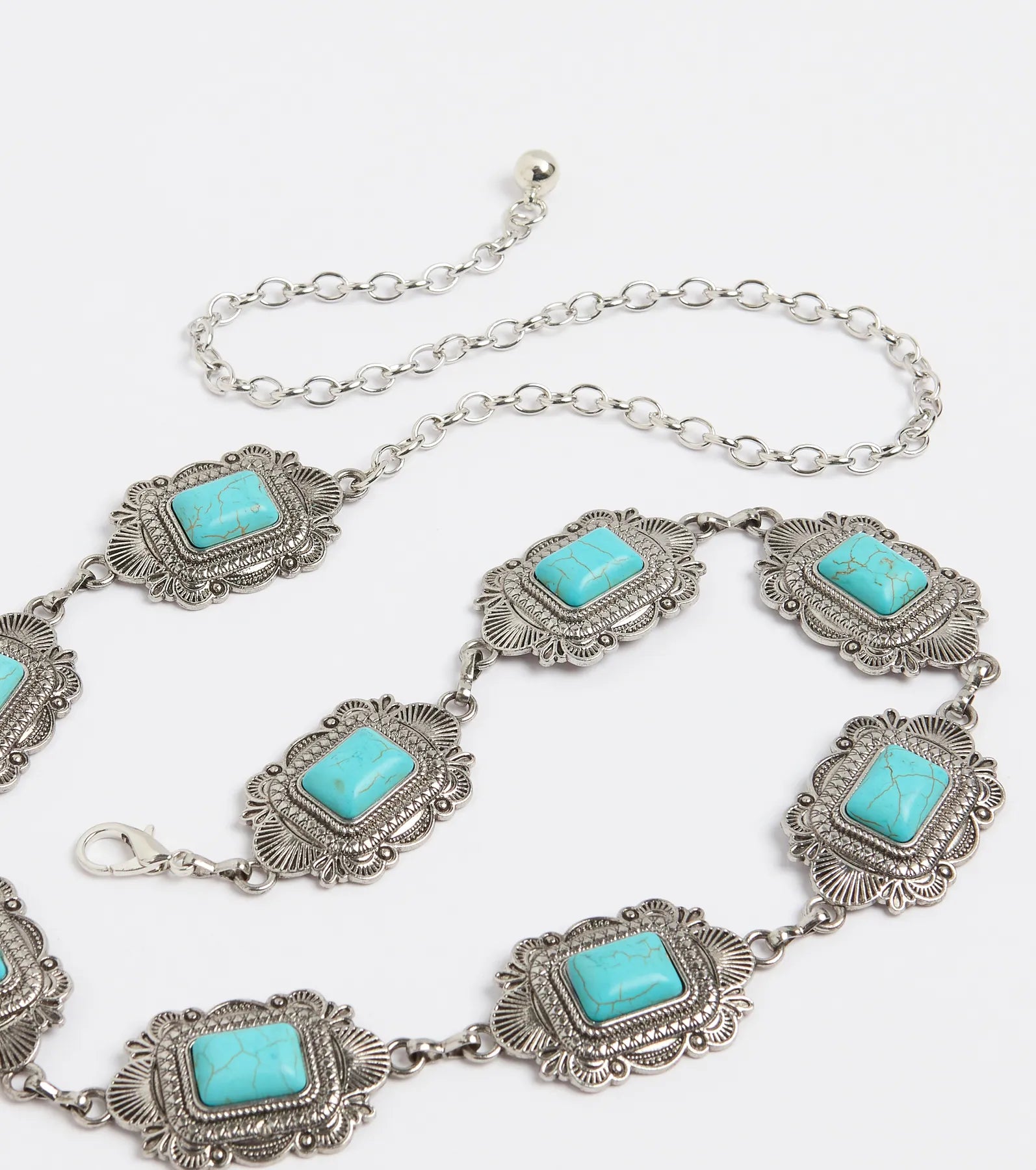 Western Winds Stone Concho Chain Belt