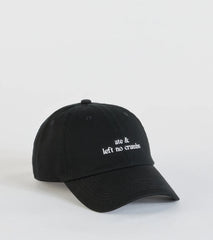 Ate & Left No Crumbs Embroidered Baseball Cap