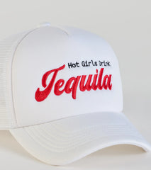 Hot Girls Drink Tequila Trucker Hat