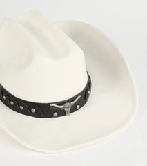 Rodeo Ready Faux Suede Cowboy Hat