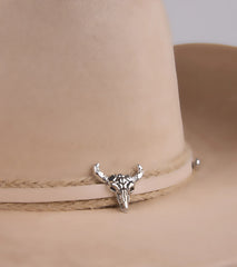 Bullseye Faux Suede Cowboy Hat