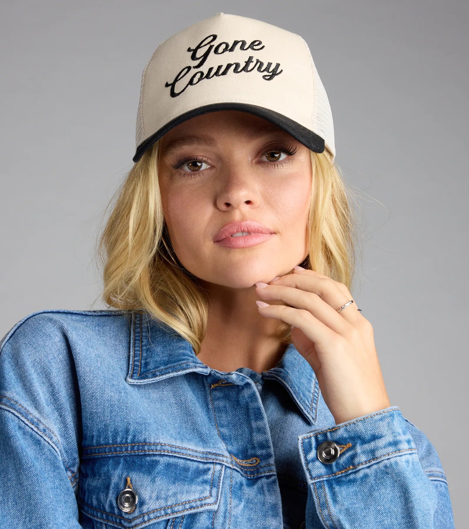 Gone Country Snap Back Trucker Hat