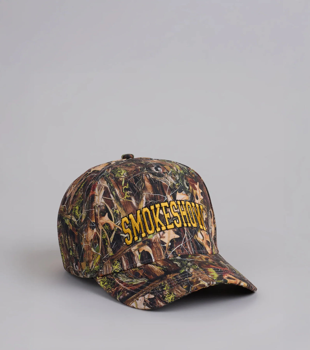 Smokeshow Camouflage Snap Back Hat
