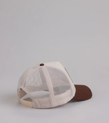 Cowboy Patch Snap Back Trucker Hat