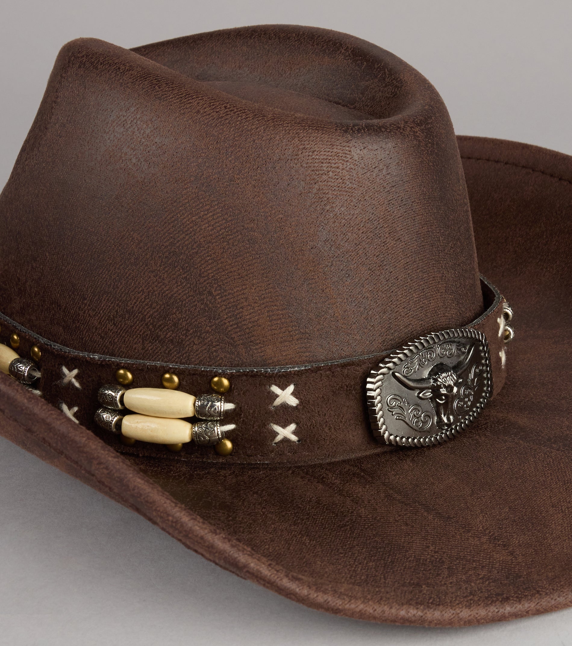 Desert Daydream Faux Leather Cowboy Hat