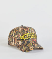Smokeshow Camouflage Snap Back Hat