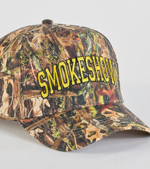 Smokeshow Camouflage Snap Back Hat