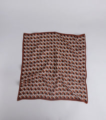Cross The Line Printed Knit Scarf
