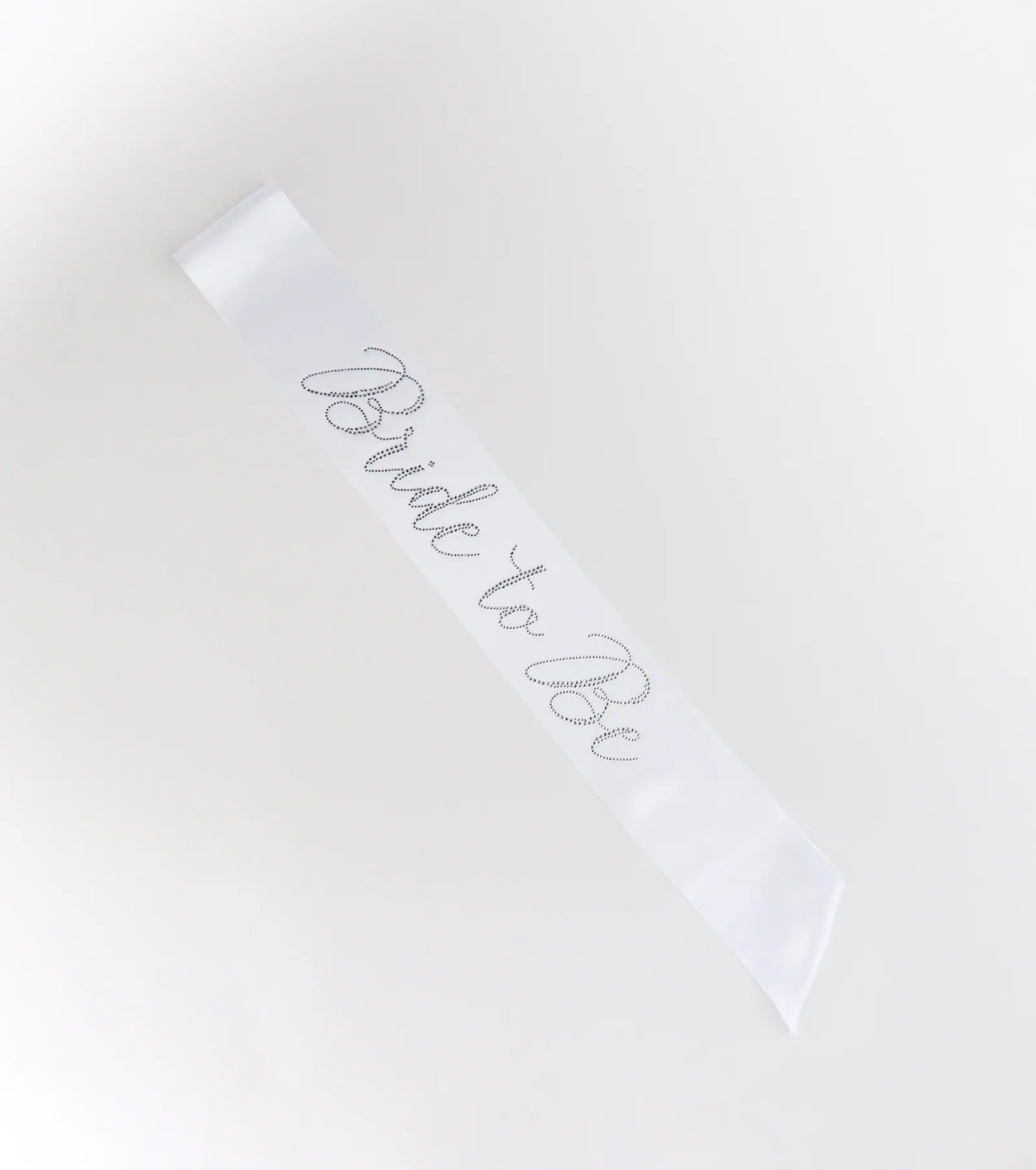 Rhinestone Bride To Be Satin Sash