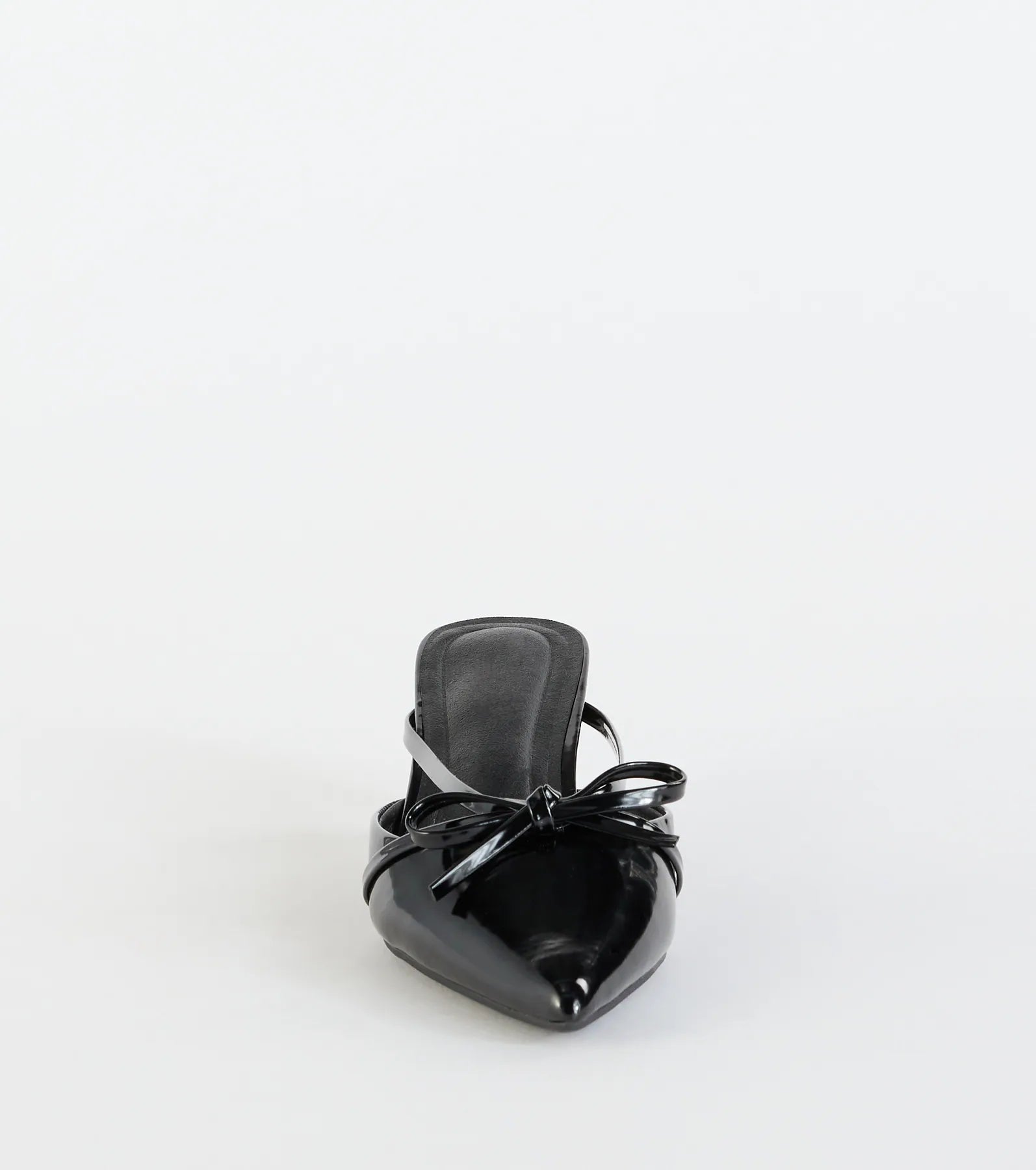 Sweetest Thing Bow Kitten Heel Mules